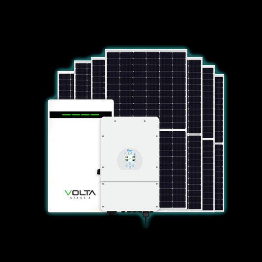 Installed 12kW Deye & Volta Energy Solar System - 10 Year System Warranty - Haultron | Only Good Energy
