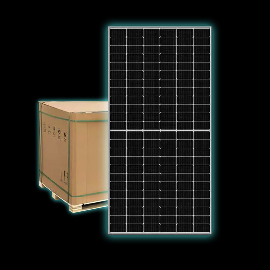 650W Aiko Solar Panel – Comet 2U Mono-Glass Module S-G650-MCH72DW