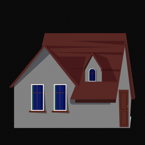 solar panels on house