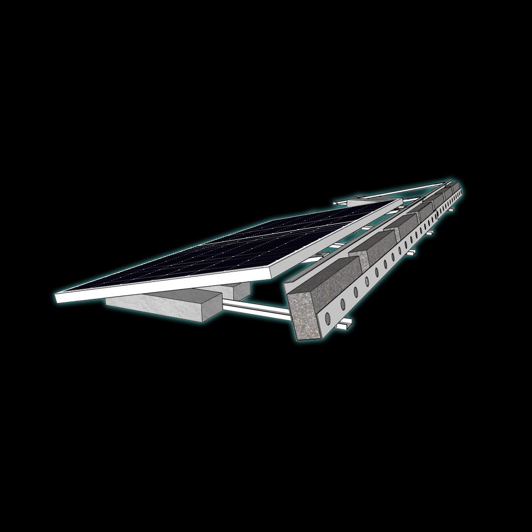 Concrete Roof | PV Roof Mounting Structure - Haultron | Only Good Energy