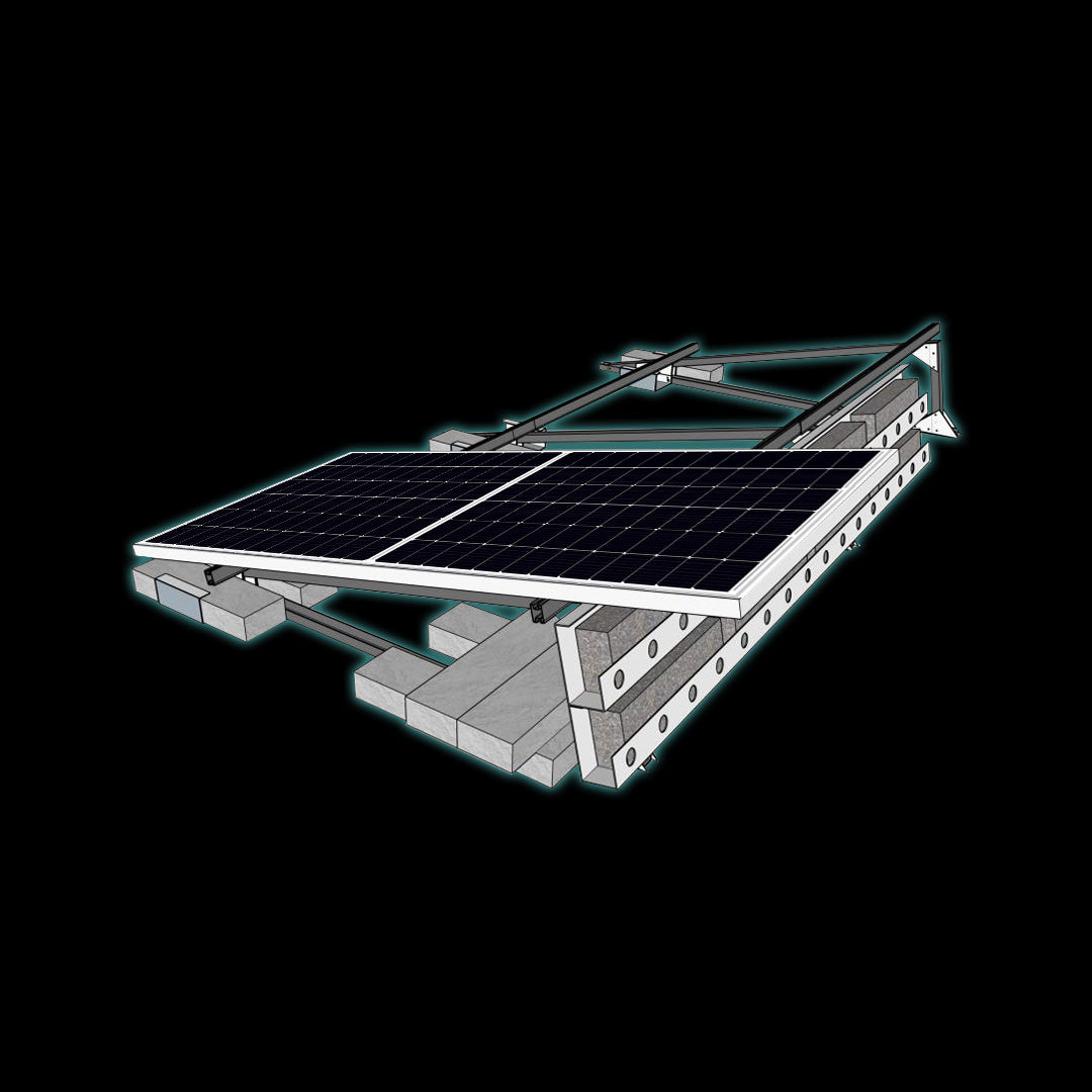 Concrete Roof | PV Roof Mounting Structure - Haultron | Only Good Energy