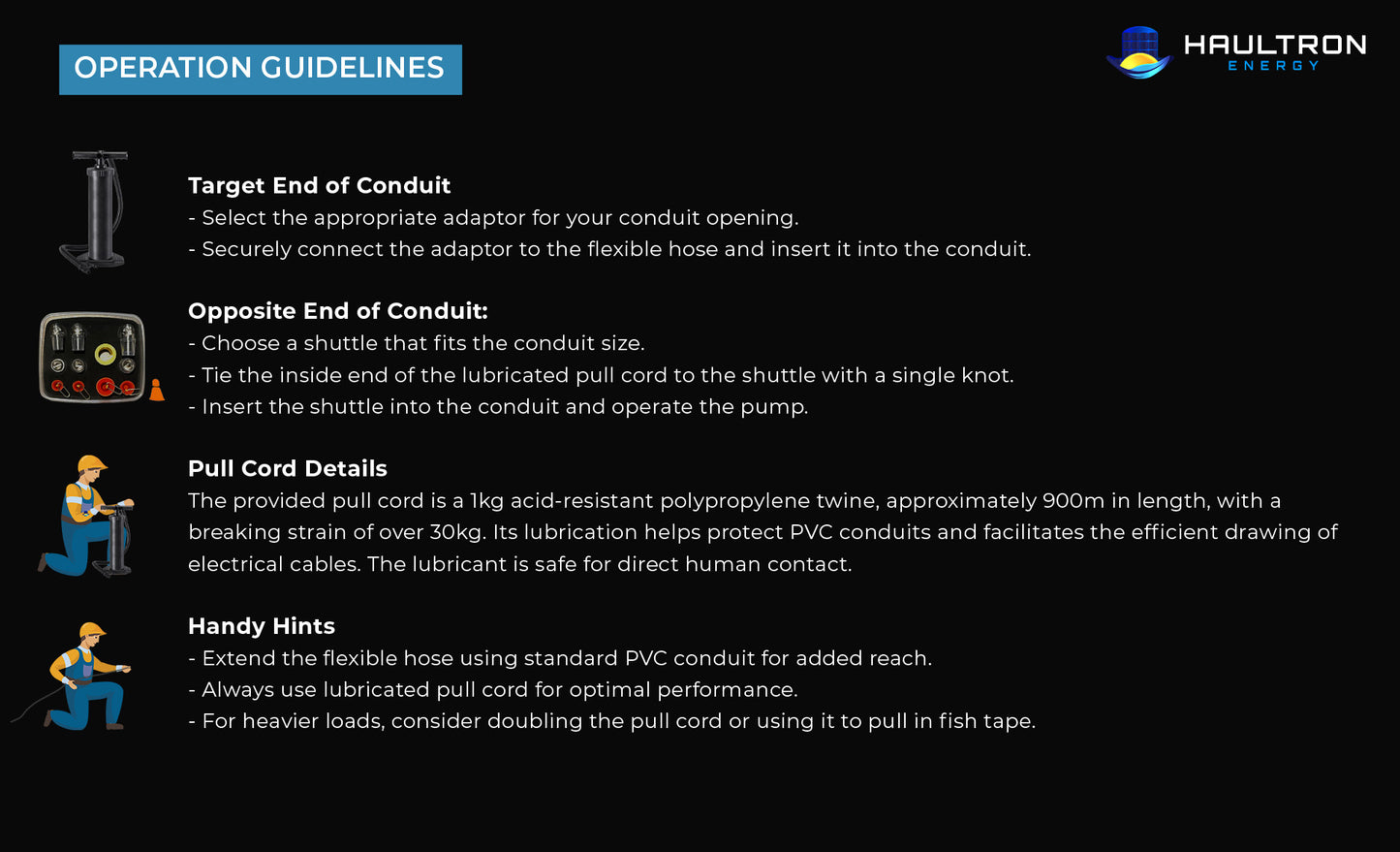 Conduit Fishing System by Wiremate - Haultron | Only Good Energy