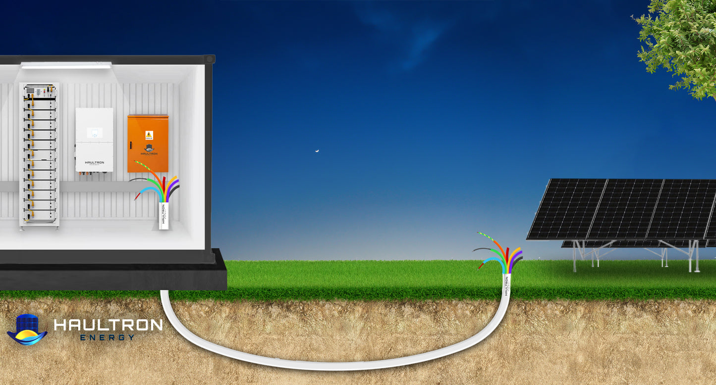 Conduit for Underground PV Cables - Haultron | Only Good Energy