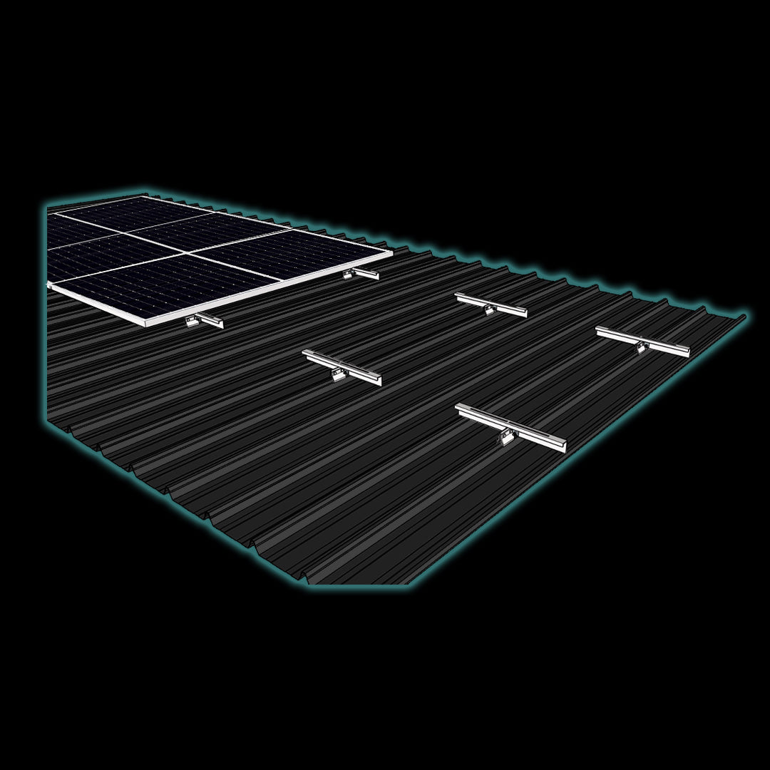 Clip-Lock Rail-less Structure – Portrait, Landscape Solar Mounting