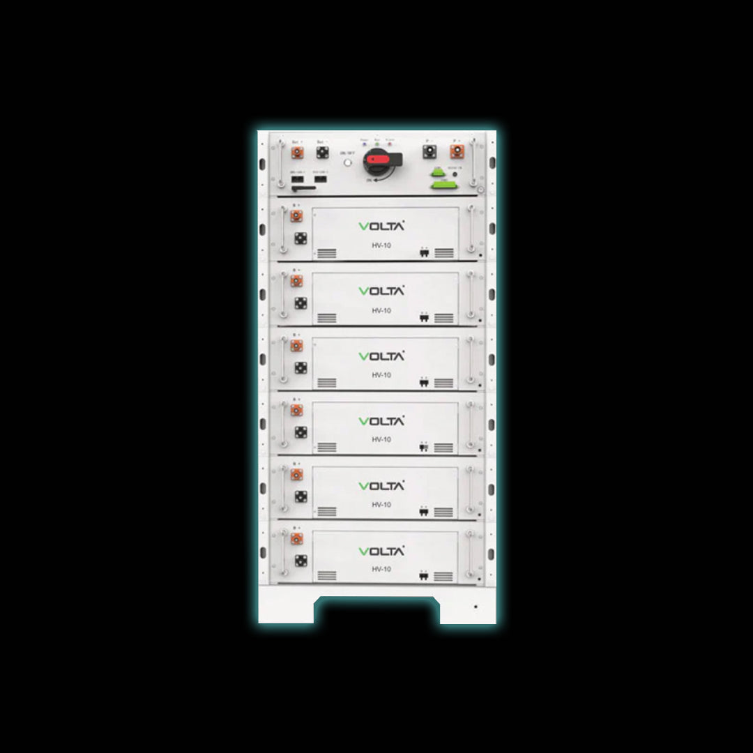 61.44kWh VOLTA HV-10 Battery 614V100Ah - High Voltage Stackable Energy Storage System - Haultron | Only Good Energy