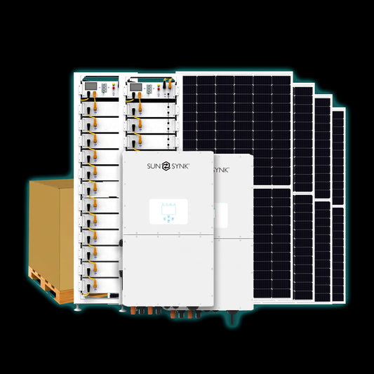 Installed 100kW Sunsynk Solar System - 10 Year System Warranty - Haultron | Only Good Energy
