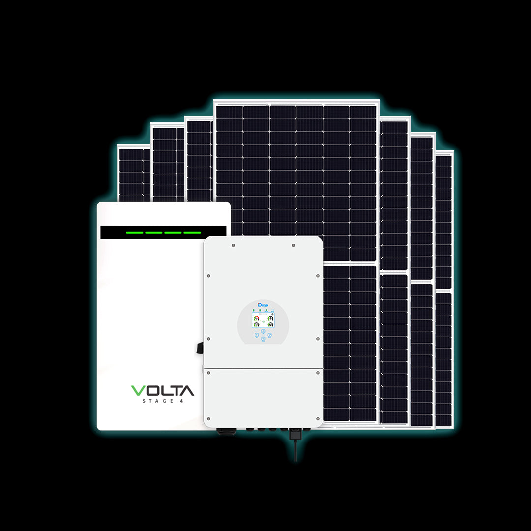 Installed 12kW Deye & Volta Energy Solar System - 10 Year System Warranty