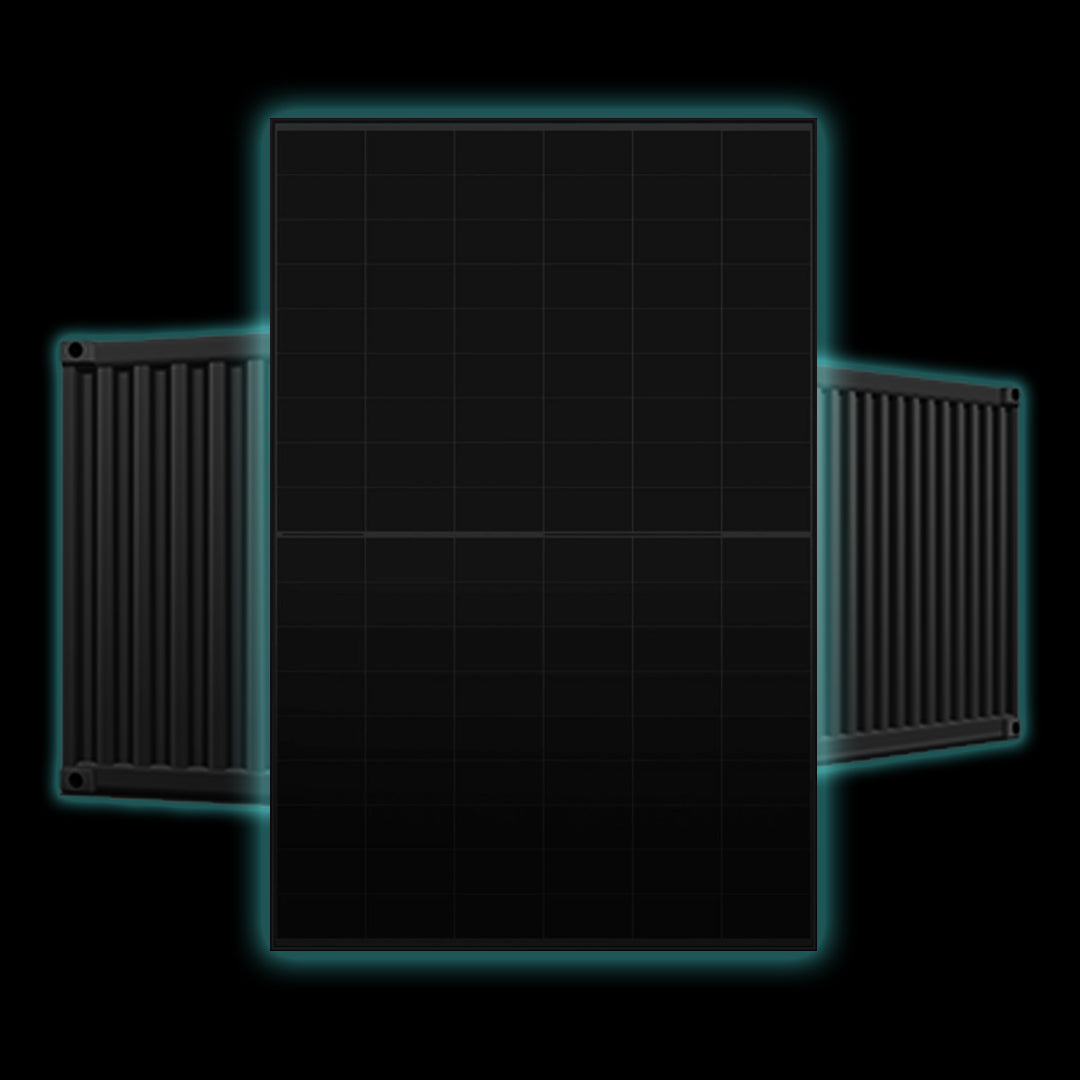 455W Aiko Full Black Solar Panel – Neostar 2S Mono-Glass Module