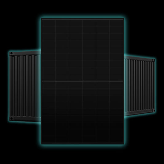 455W Aiko Full Black Solar Panel – Neostar 2S Mono-Glass Module