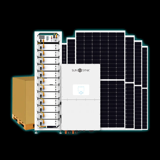Installed 50kW Sunsynk Solar System - 10 Year System Warranty - Haultron | Only Good Energy