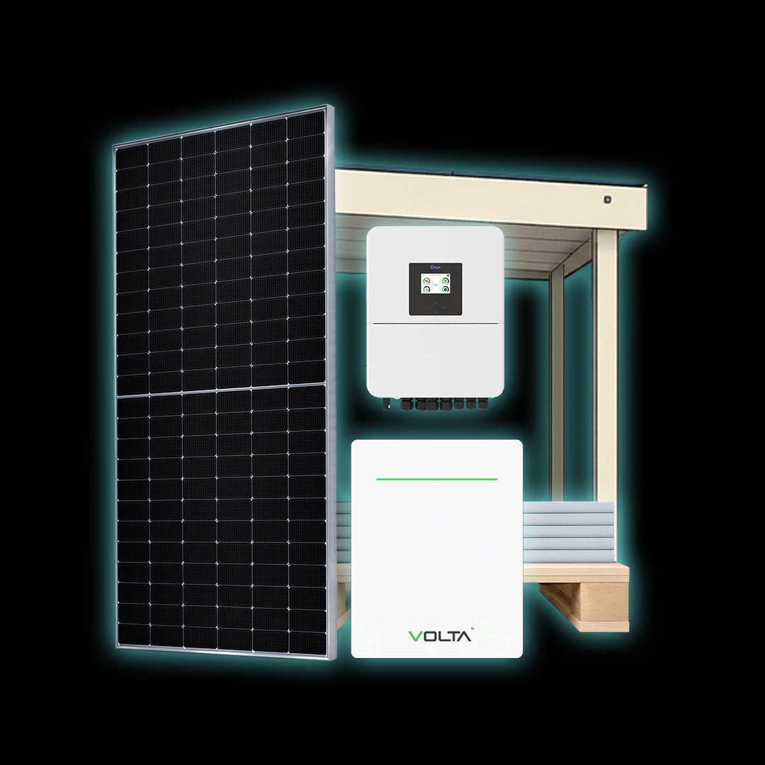 Installed 5kW Deye & Volta Energy Solar System with Pergola Structure - Haultron | Only Good Energy