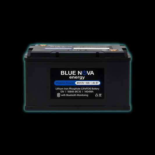 Blue Nova Energy 1404Wh LifePO4 Battery BN13V-108-1.4k BT