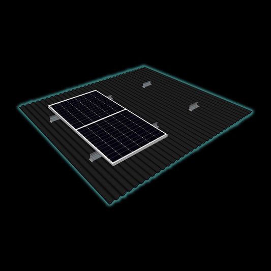 Corrugated Roof | PV Roof Mounting Structure - Railless - Haultron | Only Good Energy