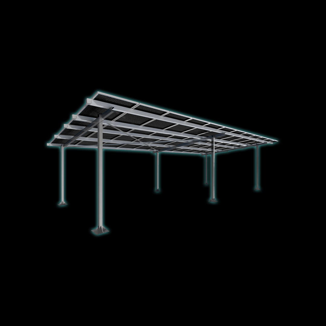 Pole Type Carport Structure