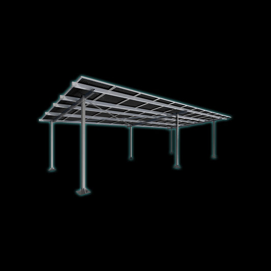 Pole Type Carport Structure