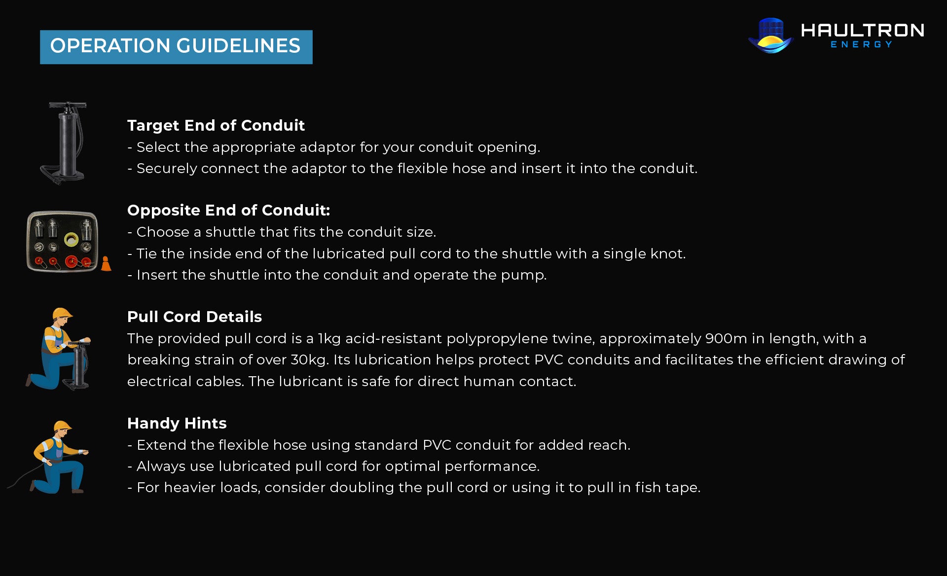 Conduit Fishing System by Wiremate - Haultron | Only Good Energy