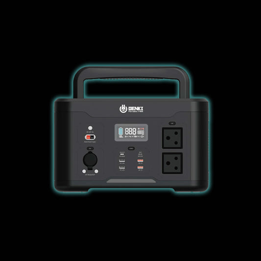 Genki 1166Wh Portable Power Station Black/White - Haultron | Only Good Energy