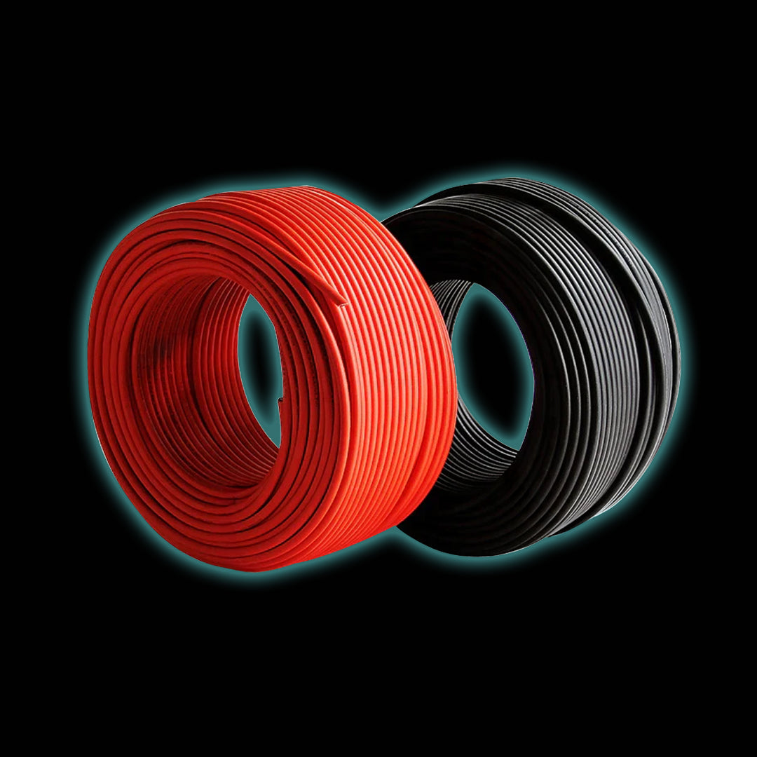 10mm PV Cable - Red & Black Solar Power Cable - Haultron | Only Good Energy