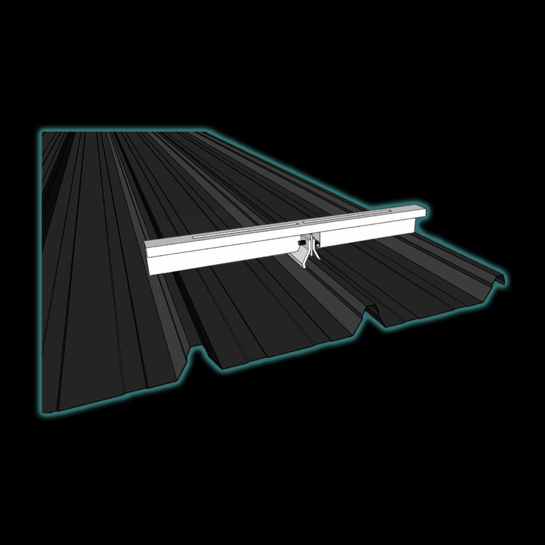 Clip-Lock Rail-less Structure – Portrait, Landscape Solar Mounting