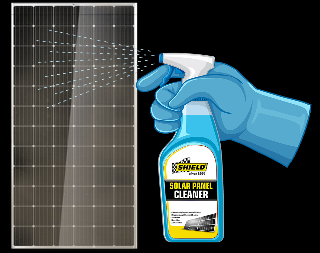 Pro Panel Cleaner Shield Solar Panel Cleaner | Keep Your Solar Panels Sparkling Clean ...
